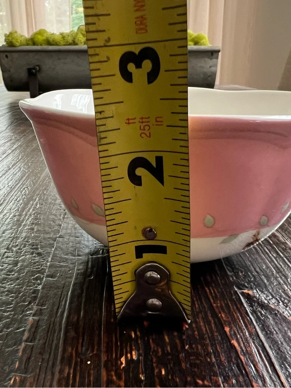 Butterfly Meadow by Lenox Pink fruit / ice cream bowl 4.75”